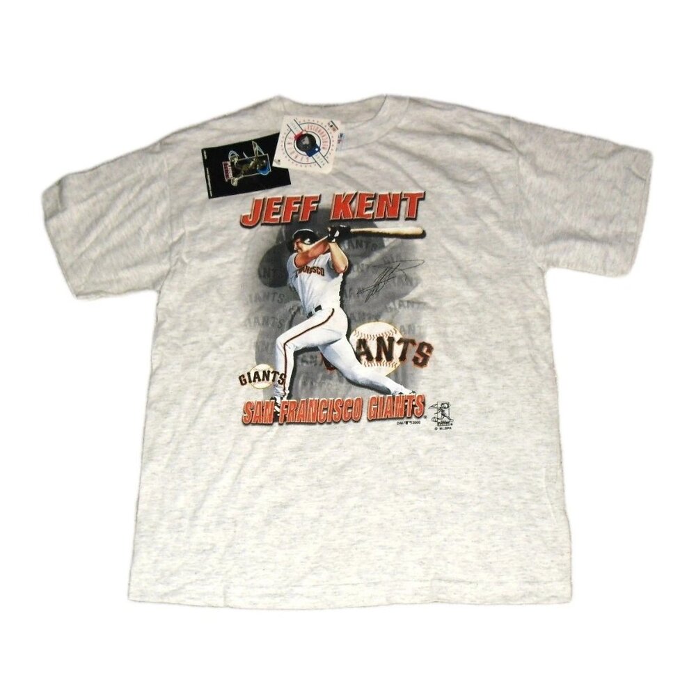 Jeff Kent Kids Youth San Francisco Giants Vintage T-shirt Sz. Medium New Tag Mlb